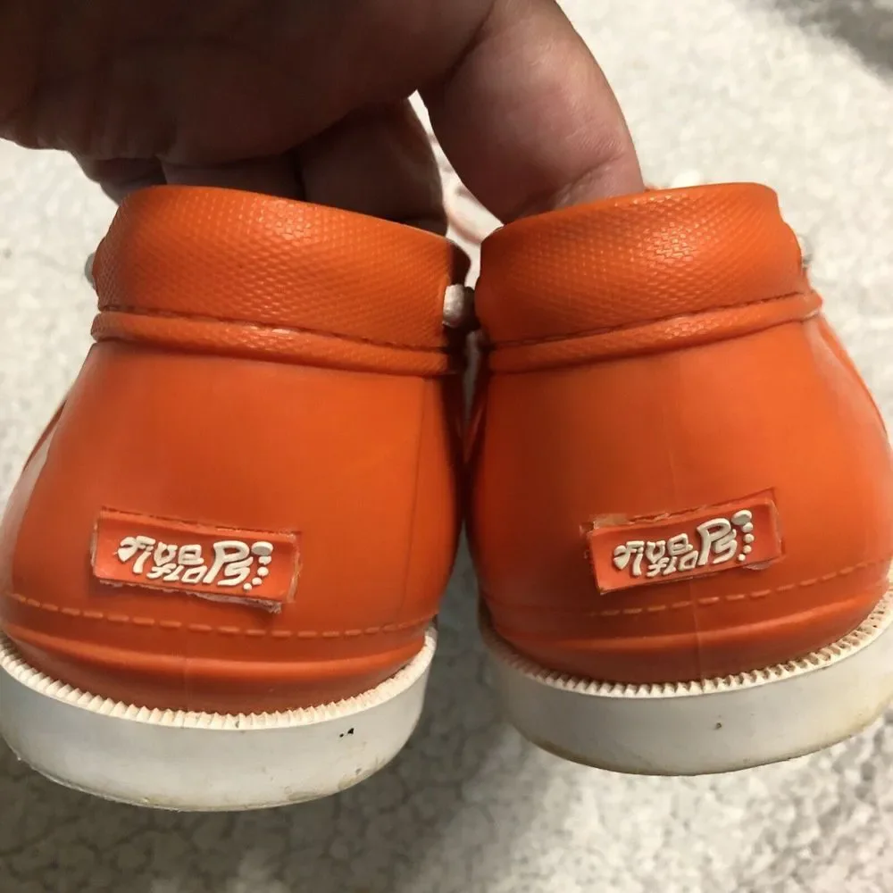 Five Flops Water Beach Boat Shoes Men's size 8-9 ‎ Orange